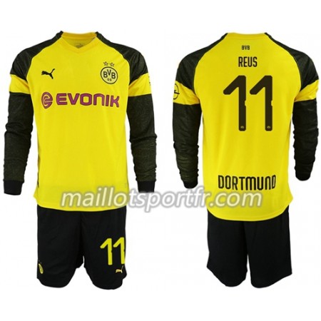 Maillot de Foot Borussia Dortmund Reus 11 Enfant Domicile 2018/19 ML Maillot de Foot Borussia Dortmund Reus 11 Enfant Domicile 2018/19 ML